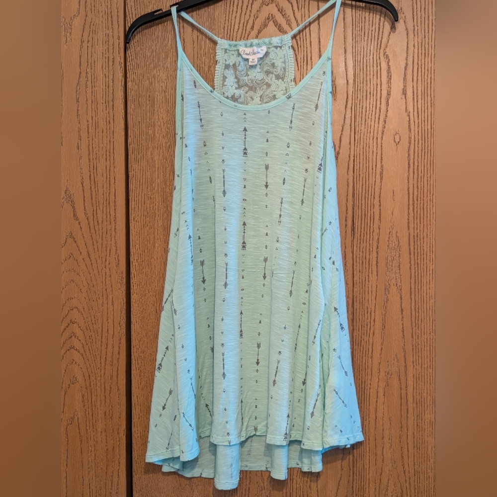 Mint Green Sleeveless Tank Top